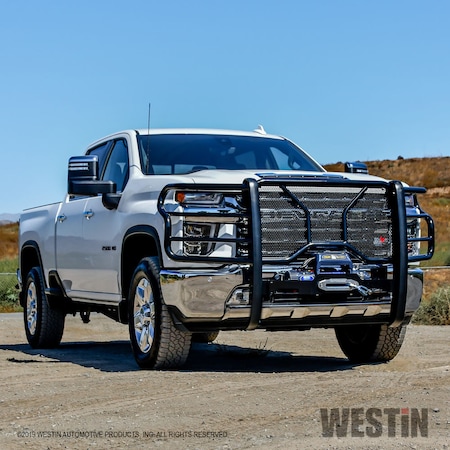 Westin Automotive 20-C SILVERADO 2500/3500 HDX WINCH MOUNT GRILLE GUARD BLACK 57-93995